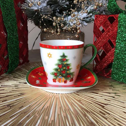 Conjunto de Louça Natalina Premium – 27 Peças